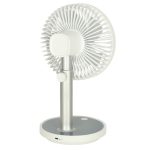 Stojanový ventilátor na nohe biely – Obrázok 3