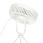 Mini stolový ventilátor biely – Obrázok 6