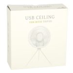 Mini stolový ventilátor biely – Obrázok 12