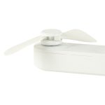 Stolný ventilátor mini ručný skladací ventilátor prenosný USB biely – Obrázok 12