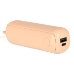 Stolný ventilátor mini ručný skladací ventilátor prenosný USB ružový – Obrázok 3