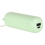 Stolný ventilátor mini ručný skladací ventilátor prenosný USB zelený – Obrázok 3