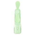 Stolný ventilátor mini ručný skladací ventilátor prenosný USB zelený – Obrázok 6