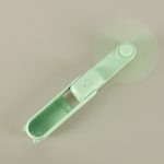 Stolný ventilátor mini ručný skladací ventilátor prenosný USB zelený – Obrázok 14