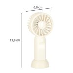 Stolný ventilátor mini ručný ventilátor prenosný USB 13,8 cm – Obrázok 11