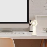Stolný ventilátor mini ručný ventilátor prenosný USB 13,8 cm – Obrázok 12