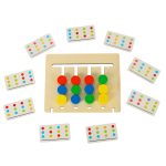 Drevená vzdelávacia hračka zodpovedajúca farbám montessori ovocia – Obrázok 8