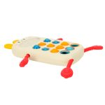 Montessori senzorická hračka pre bábätká telefón s tlačidlami človek – Obrázok 4