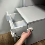 Uhlové bezpečnostné zariadenie zásuvky verzia 2 biela – Obrázok 6