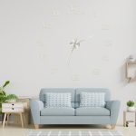 Nástenné hodiny veľké 80-120cm strieborné 12 číslic – Obrázok 6