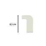 Nástenné hodiny veľké 80-120cm strieborné 12 číslic – Obrázok 8