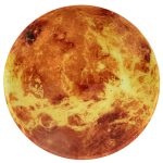 Hodiny Planet Mars orange 32cm cena – Obrázok 2