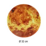 Hodiny Planet Mars orange 32cm cena – Obrázok 4
