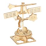 Drevené puzzle 3d vedecký model veternej lopatky – Obrázok 2