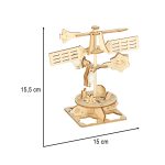 Drevené puzzle 3d vedecký model veternej lopatky – Obrázok 5